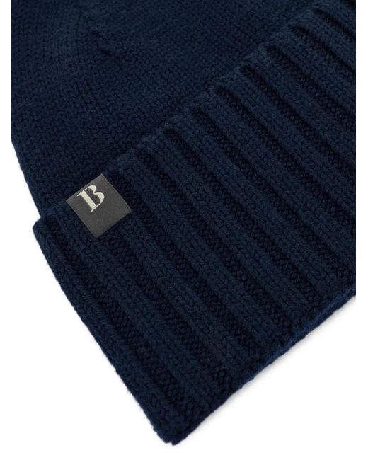 Boggi Blue Beanie for men