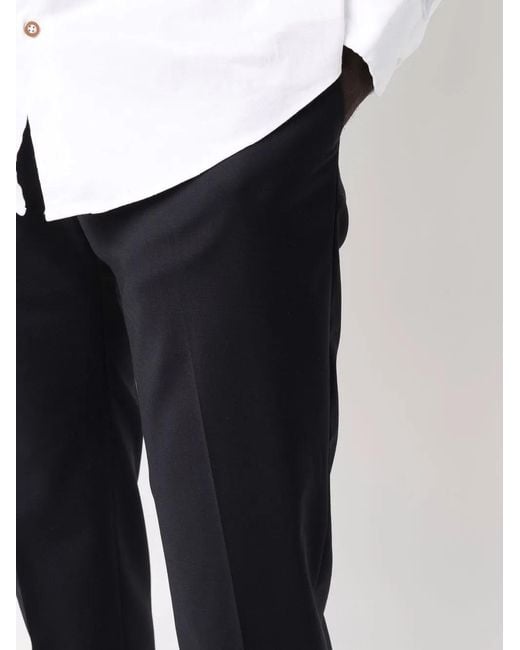 PT Torino Blue Slim Tailored Trousers for men