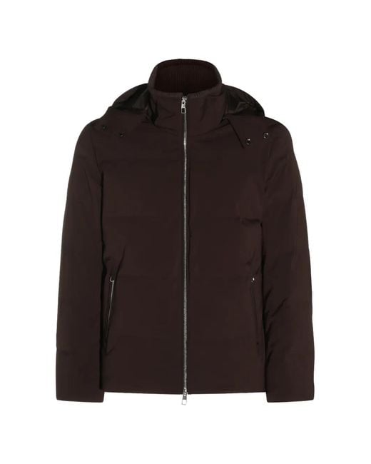 Montecore Brown Hooded Padded Jacket for men