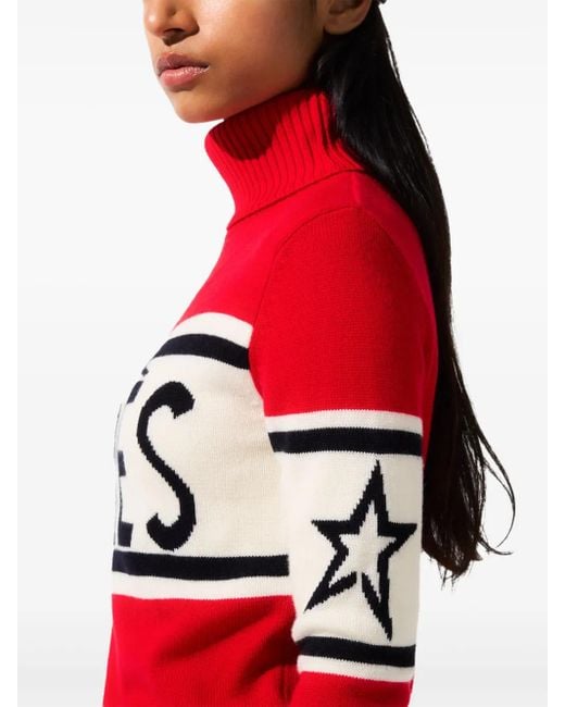 Perfect Moment Red Schild Apres Jumper