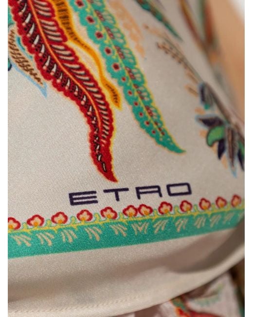 Etro Multicolor Silk Top