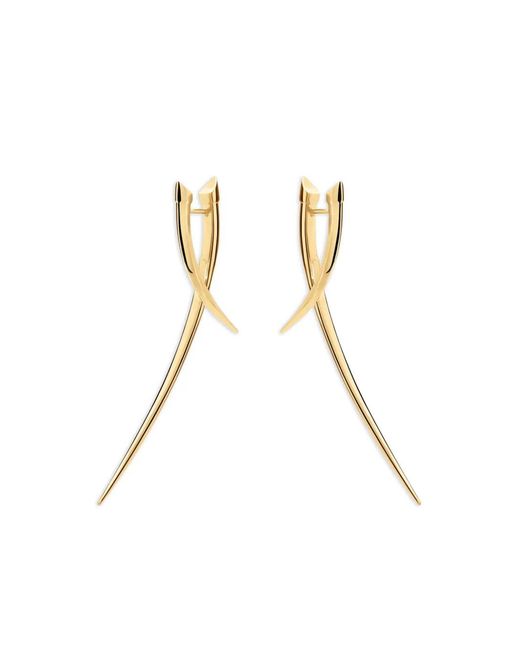 Shaun Leane Black Sabre Statement Crossover Earrings