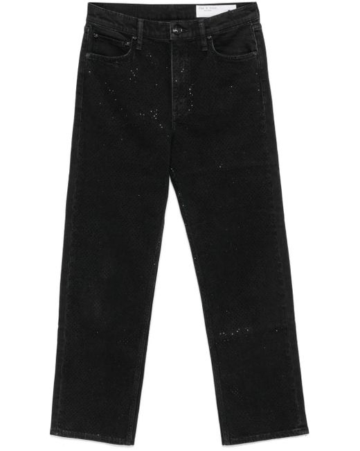 Vaqueros Harlow Rag & Bone de color Black
