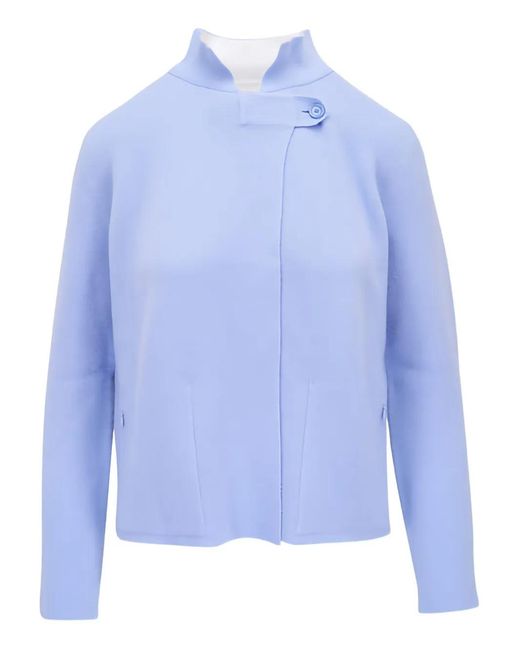 Akris Blue Button Jacket