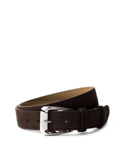 Prada Brown Suede Belt for men
