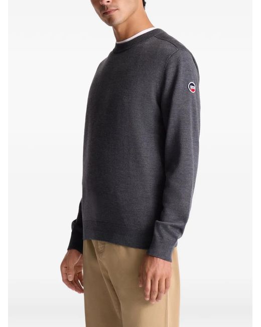 Fusalp Gray Joryn Round-Neck Sweater for men
