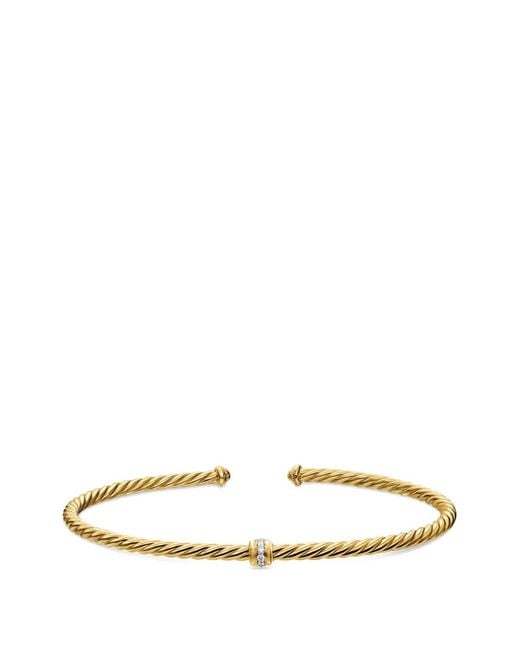 David Yurman Metallic 18Kt Flex Center Bracelet