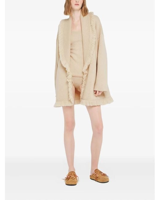 Alanui Natural Fringed Finest Coat