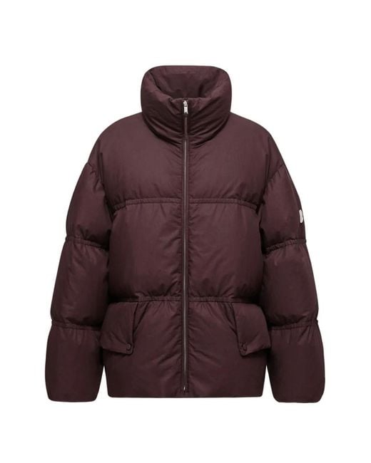Moncler Purple Funnel-Neck Pocket Jacket for men