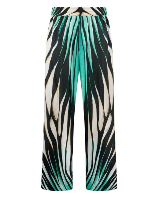 Roberto Cavalli Hose mit Animal-Print in Blue für Herren