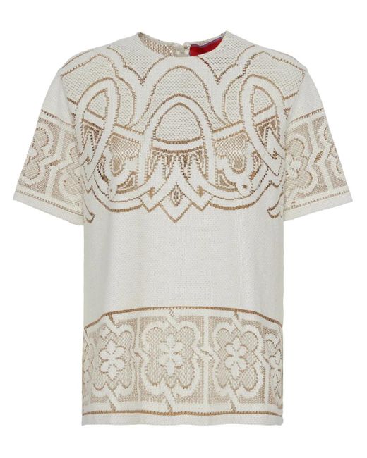 T-Shirt Brodé Lacey House LaDoubleJ en coloris Gray