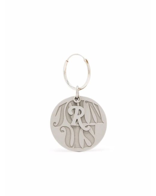 Raf Simons Oorbel Met Bedel in het White