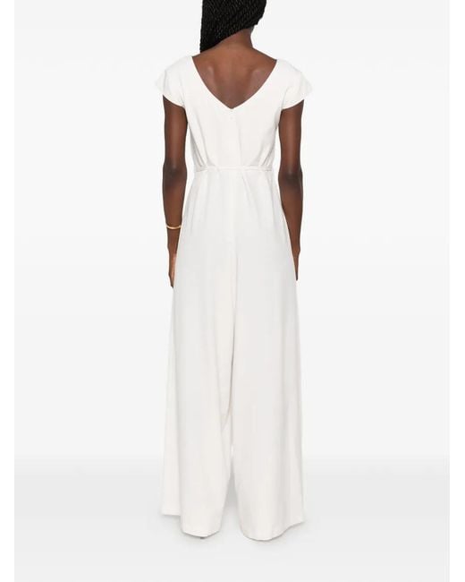 Herno Jumpsuit Met Ceintuur in het White
