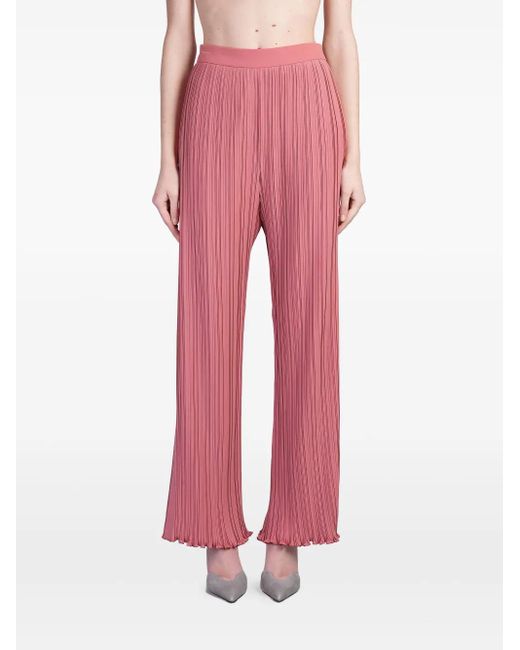 Lanvin Pink High-Waisted Trousers