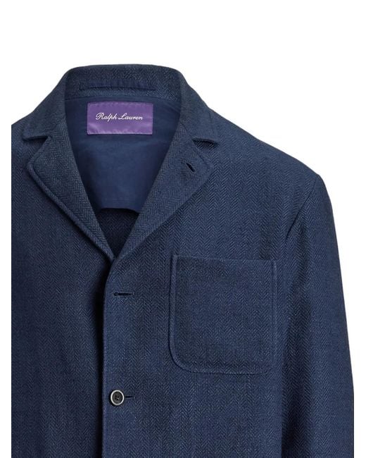 Ralph Lauren Blue Patch-Pocket Blazer for men