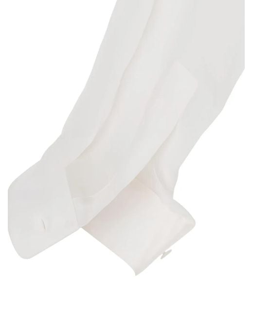 The Row White Button-Up Shirt
