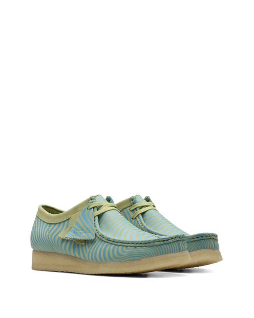 Clarks Green Wallabee Loafers for men