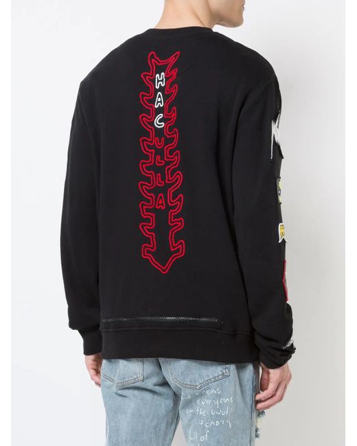 Haculla Mad Max Sweater in het Black voor heren