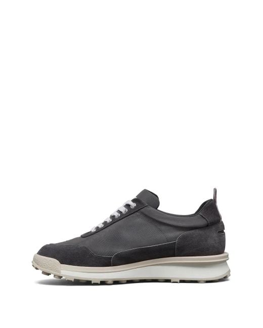 Thom Browne Black Alumni Sneakers for men
