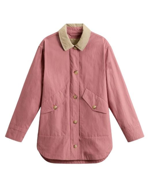 Woolrich Pink Shirt Jacket