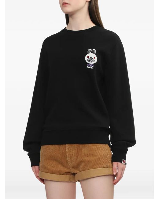 A Bathing Ape Black Rabbit Sweater