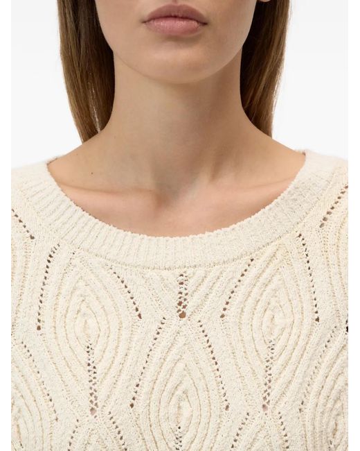 Closed White Crew-Neck Sweater
