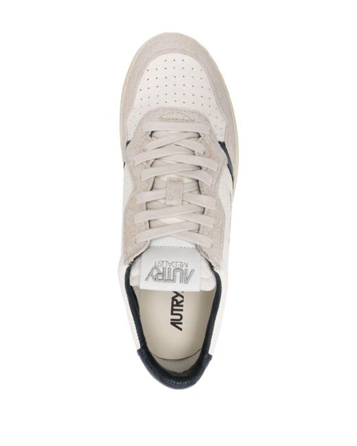 Autry Natural Medalist Leather Sneakers for men