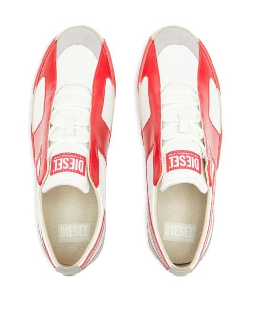 Sneakers Slante di DIESEL in Red da Uomo
