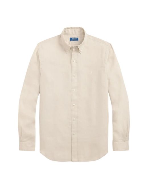 Polo Ralph Lauren Pony-Embroidered Shirt in White for Men | Lyst UK