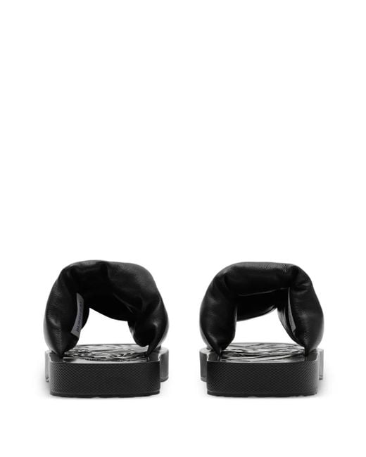 Burberry Black Ekd Slab Slides