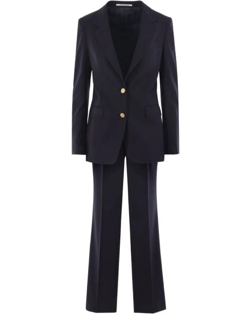 Traje Con Botones Tagliatore de color Black