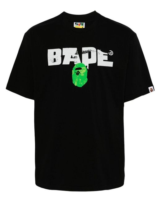 A Bathing Ape T-Shirt mit grafischem Print in Black für Herren