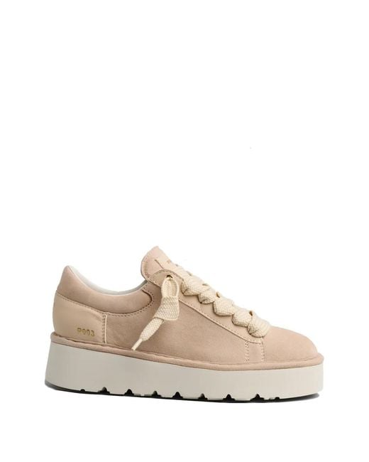 Pànchic White Platform Lace-Up Sneakers
