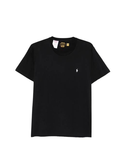 Polo Ralph Lauren Black Polo Pony-Embroidered T-Shirt for men