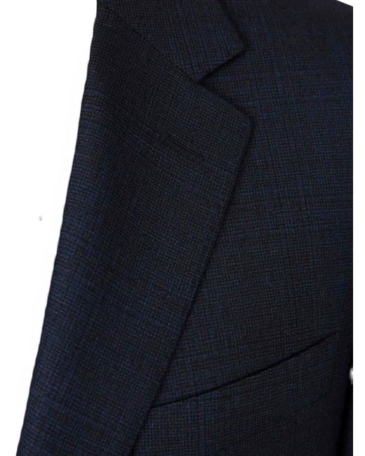 Canali Button-Up Pak in het Blue voor heren
