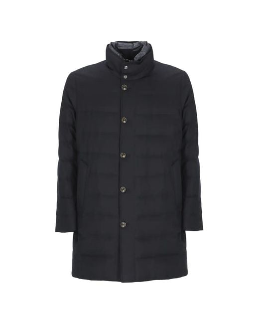Montecore Blue Wool Padded Jacket for men