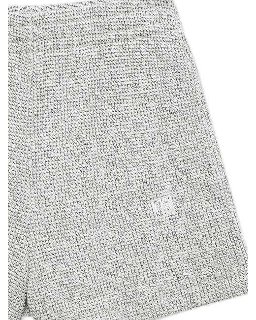 Anine Bing White Short Kam Monogrammé
