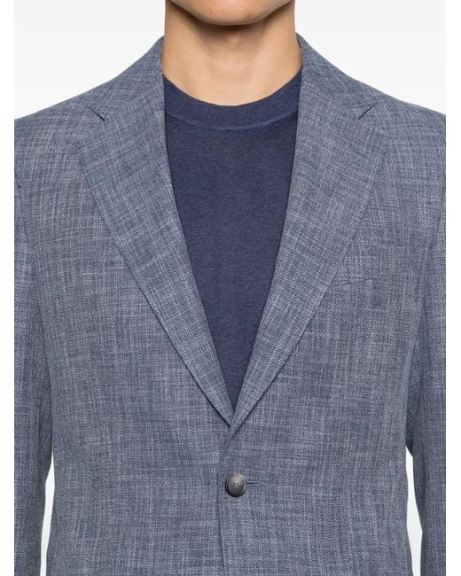 Boss Blue Two-Piece Slim-Fit Suit for men