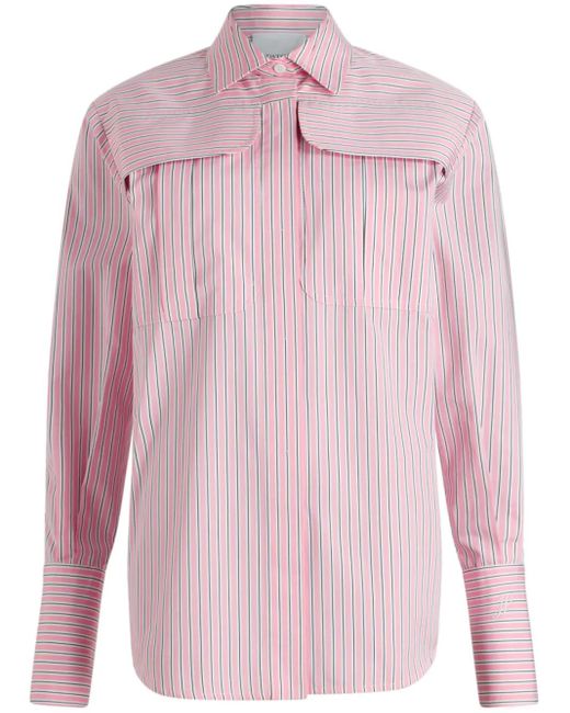 Patou Pink Safari Poplin Shirt