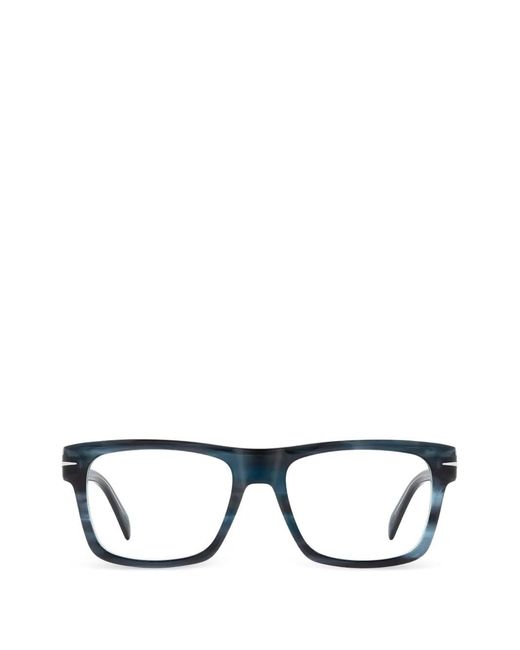 David Beckham Black Square-Frame Glasses