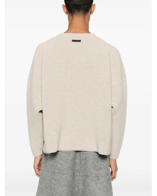 Fear Of God Natural Ottoman Straight Neck Sweater for men