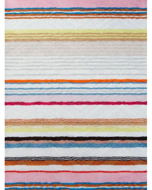 Missoni White Moonshadow Beach Towel (100Cm X 150Cm)