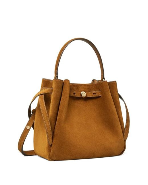 Tory Burch Romy スエードバケットバッグ Brown