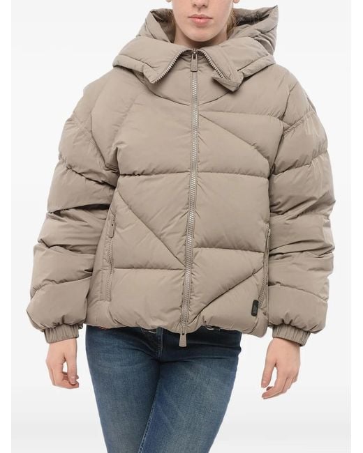 Bacon Natural New Double Hooded Puffer Jacket