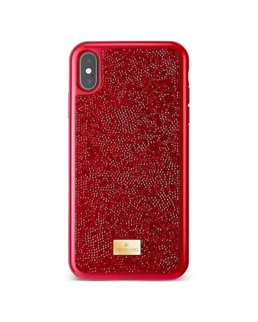 Swarovski Red Coque D'Iphone X À Ornements