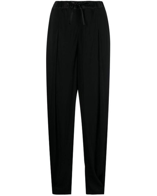 Loewe Black Drawstring-waist Balloon Trousers