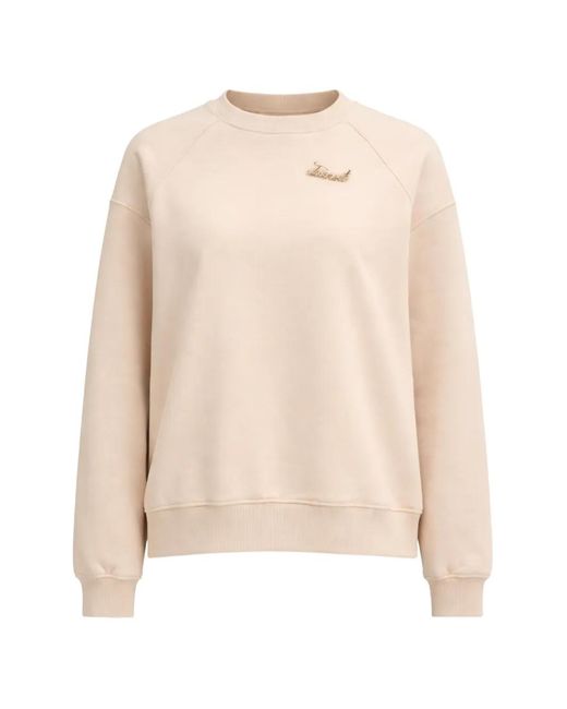 Twinset Natural Logo-Detail Long-Sleeve Sweatshirt