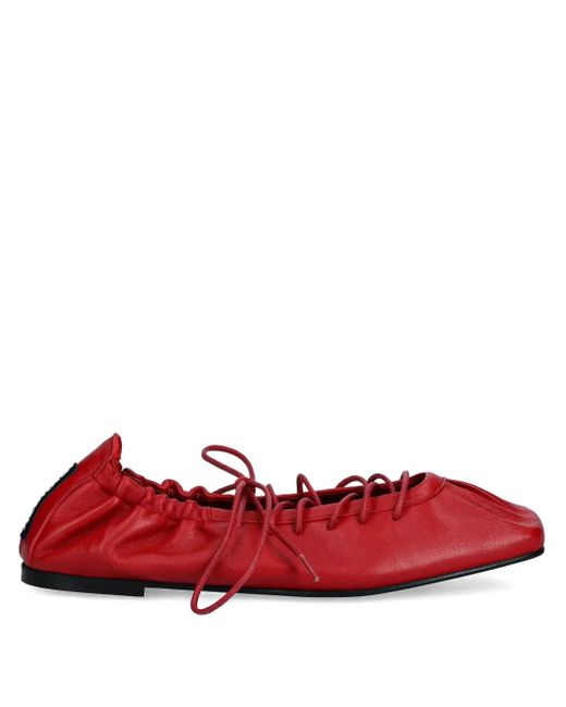 Alohas Red Aureline Ballerinas mit eckiger Kappe