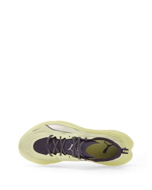 PUMA Green Deviate Nitroelite Trail Wn Logo Sneakers