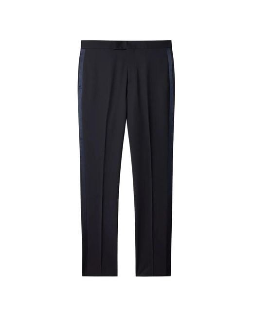Paul Smith Blue Tailored-Fit Trousers for men